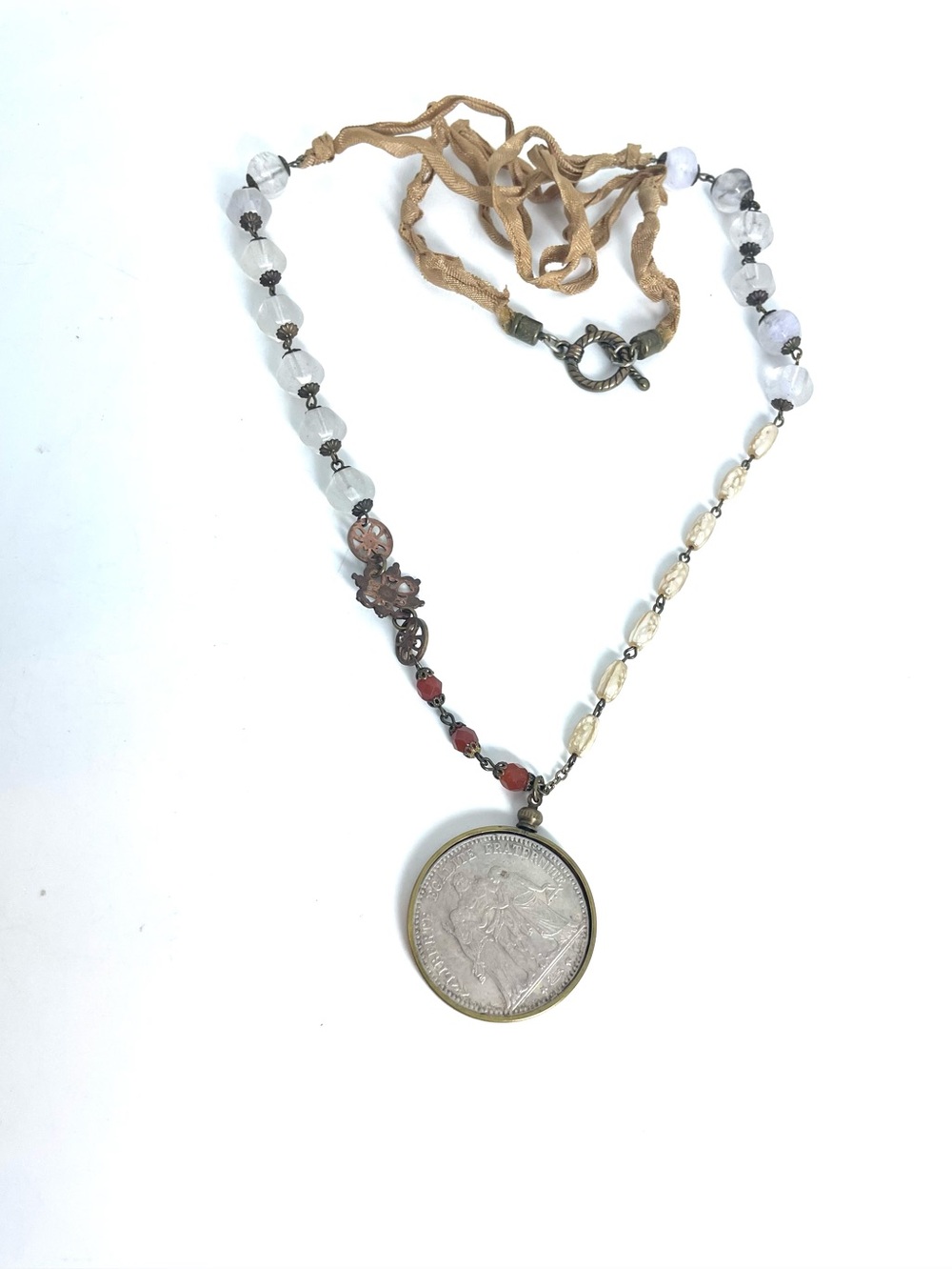 French Coin Necklace